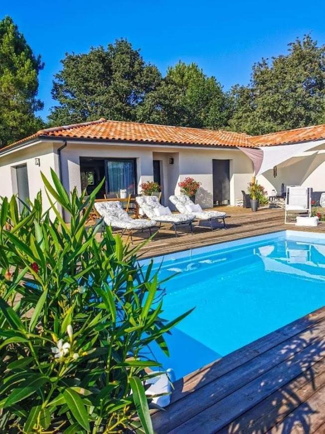 Maison Neuve Et Chaleureuse Morcenx Bagian luar foto